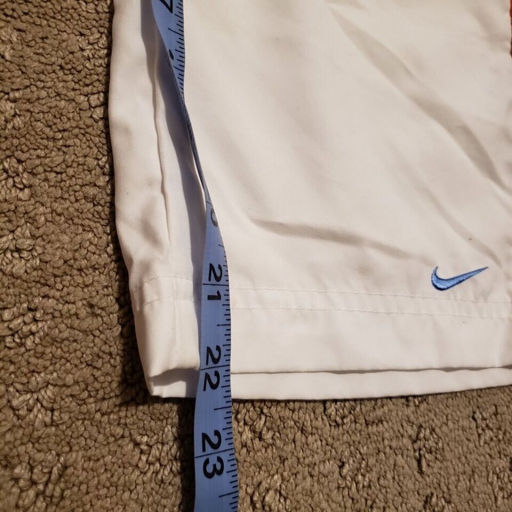 Vintage Nike Striped Cropped Track Pants Women's Small S White Y2K Athliesure - Picture 12 of 13